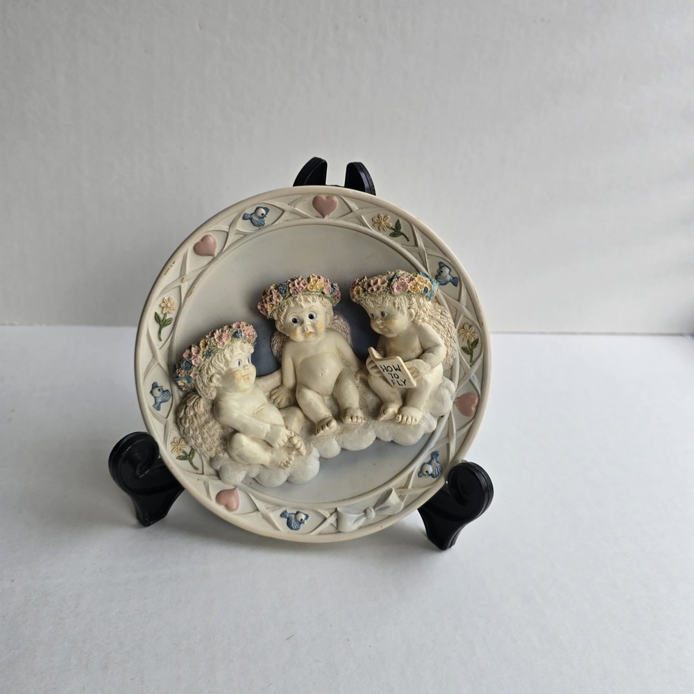 Hamilton Collection Dreamsicles The Flying Lesson Sculptural Plate Kristin 2057C